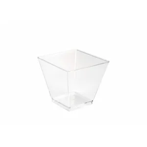 Verrine carré 60 cc en PS (1000 pièce / carton ) SMART