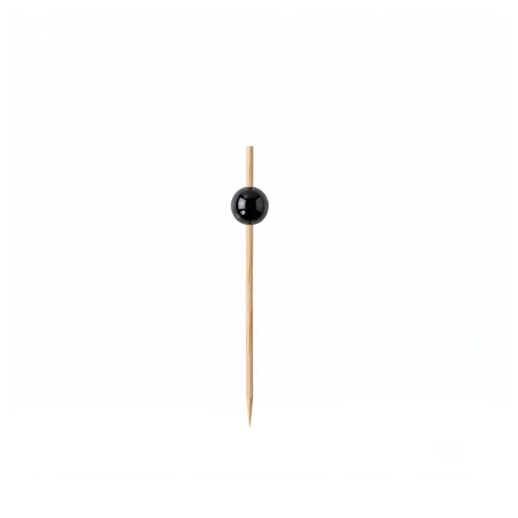 [SEH 008] PIQUE DECORE BOULE NOIRE SEH ( 1 unité de vente = sacs de 50 pièces) ( 200 sacs par carton )