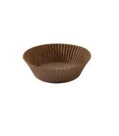 [N_7_MARRON_CAISSETTE_PLISSEE] CAISSETTE PLISSEE N°7 MARRON saca ( 1 unité de vente = sac de 250 pièces)( 100 sacs/carton)