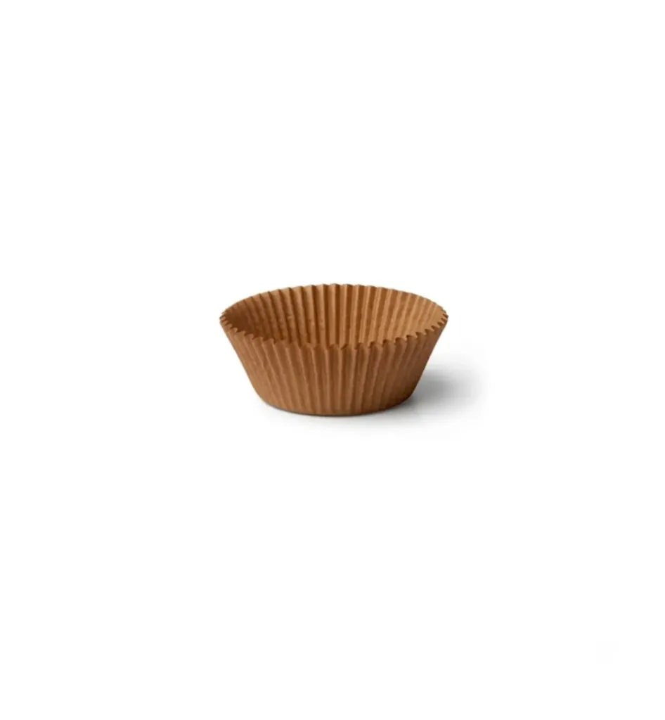 [N_6_MARRON_CAISSETTE_PLISSEE] CAISSETTE PLISSEE N°6 MARRON saca ( 1 unité de vente = sac de 250 pièces)( 100 sacs/carton)