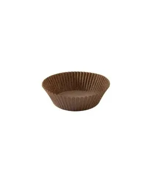 [N_6_MARRON_CAISSETTE_PLISSEE] CAISSETTE PLISSEE N°6 MARRON saca ( 1 unité de vente = sac de 250 pièces)( 100 sacs/carton)
