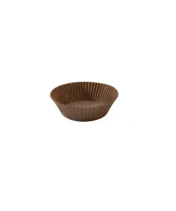 [N_5_MARRON_CAISSETTE_PLISSEE] CAISSETTE PLISSEE N°5 MARRON saca ( 1 unité de vente = sac de 250 pièces)( 100 sacs/carton)