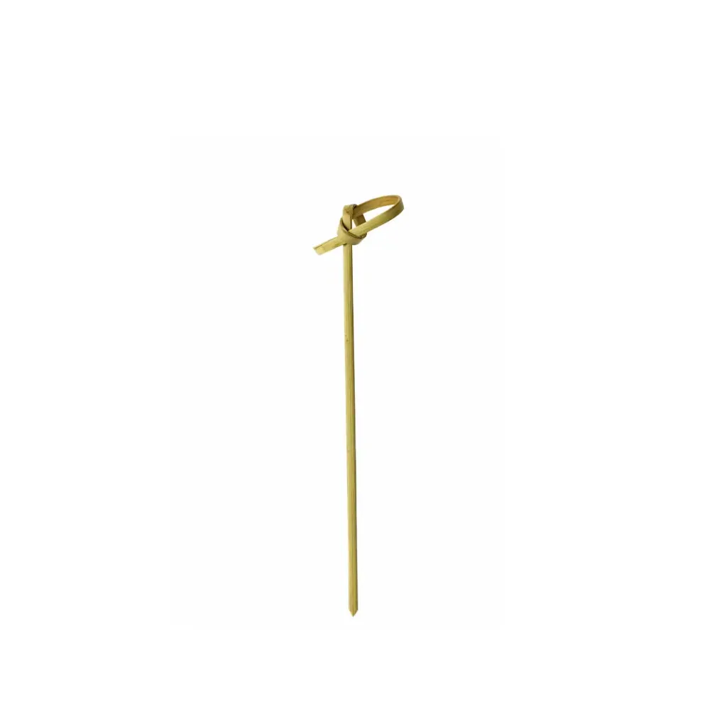 [PIQUE_NOEUD_BOIS_SR_437-5_12CM] Piques décoratives en bambou avec nœud SR 437-5 ( 1 unité de vente = sac de 50 pièces) (200 sacs par carton)