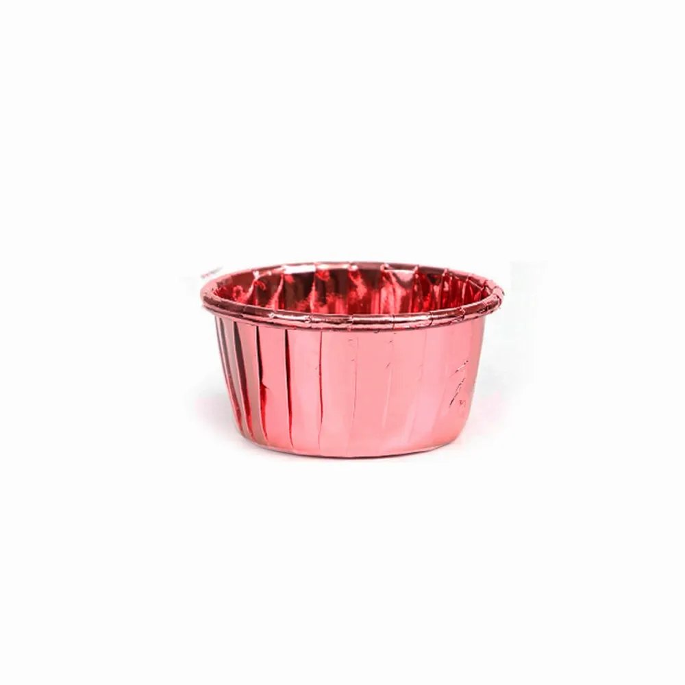 [Cupcake_lazer_rond_bronze] Boîte à cupcake lazer rond bronze (carton de 120 packs) (pack= 25 unités)