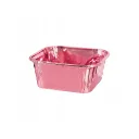Boîte à cupcake lazer carré bronze (pack= 25 unités)
