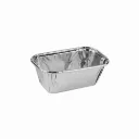 Boîte à cupcake lazer réctangulaire argent (carton de 120 packs) (pack= 25 unités) 246-164