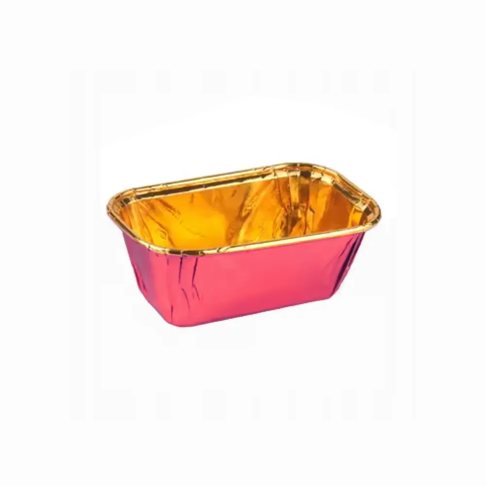 [Cupcake_lazer_rectangulaire_rouge] Boîte à cupcake lazer réctangulaire rouge (carton de 120 packs) (pack= 25 unités)