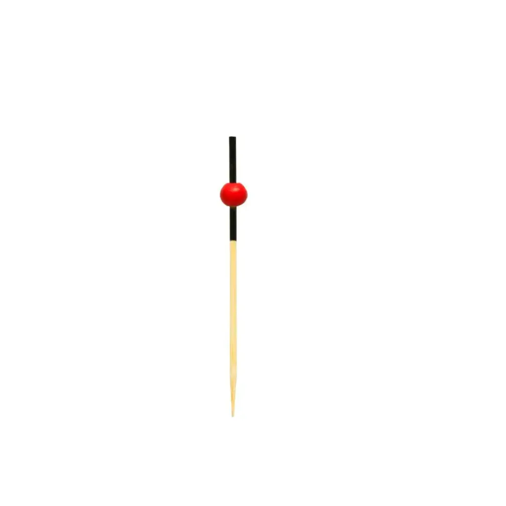 [PIQUE_437-16_BOULE_ROUGE] PIQUE en bois BOULE ROUGE 437-16 ( 1 unité de vente = sac de 100 pièces) (100 sacs par carton)
