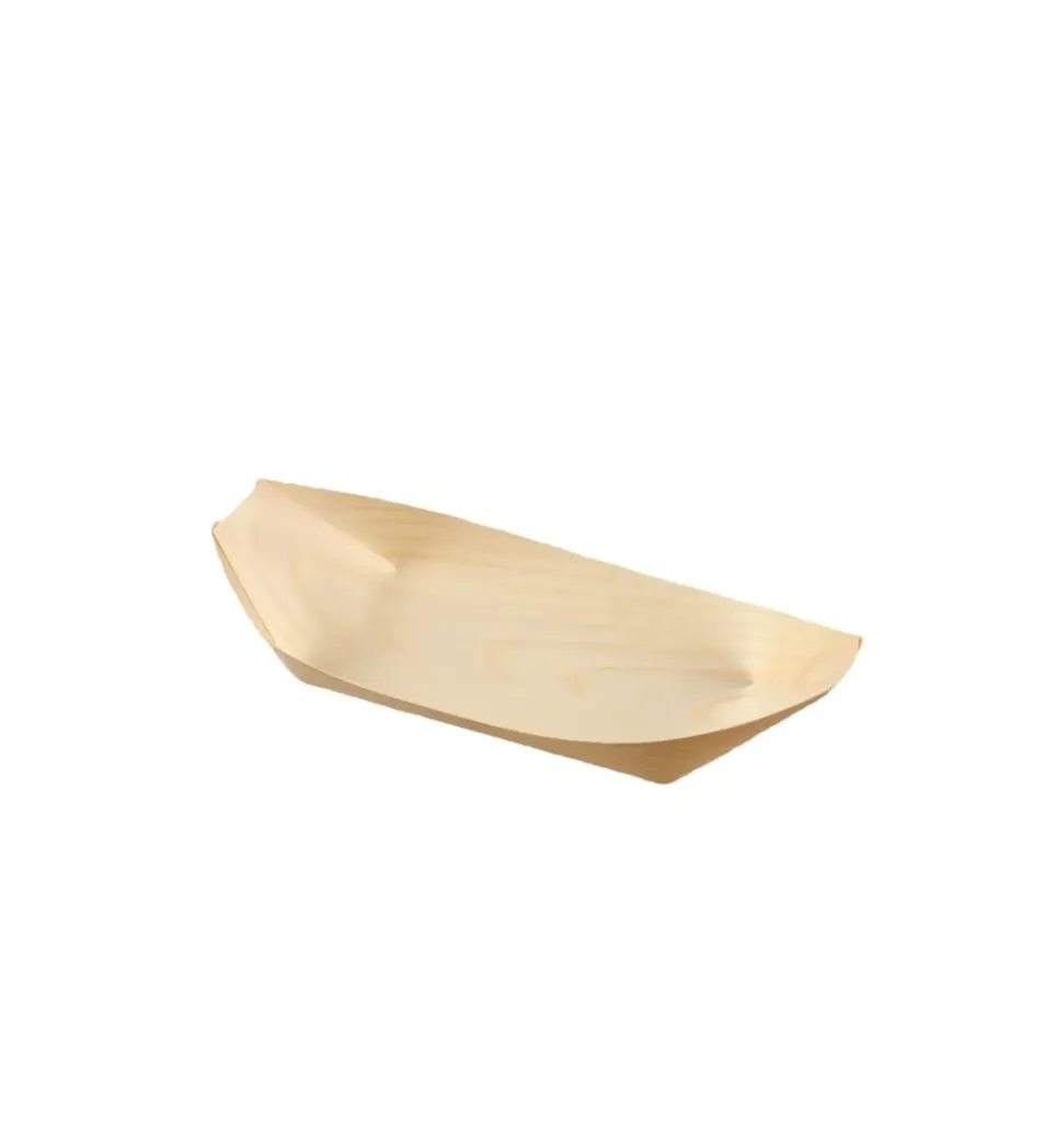 [50043_VERRINE_BATEAU_85_55] VERRINE EN BOIS 85*55MM REF 50043 (100 PCS par Boite) (12 boites par carton) PLUS