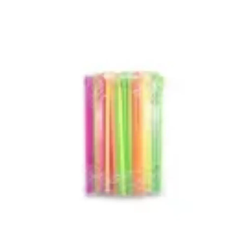 [PAILLE_CUILLERE] PAILLE AVEC CUILLERE 210 x 6 mm MAT ( 1 unité de vente = sac de 100 pièces) (50 sacs par carton)